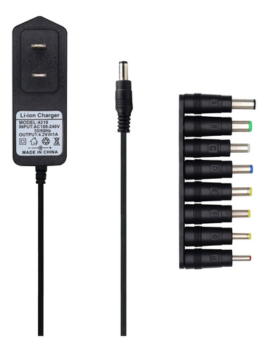 Eiks Universal Ac/dc 4.2v 1a Adaptador De Corriente Cargador