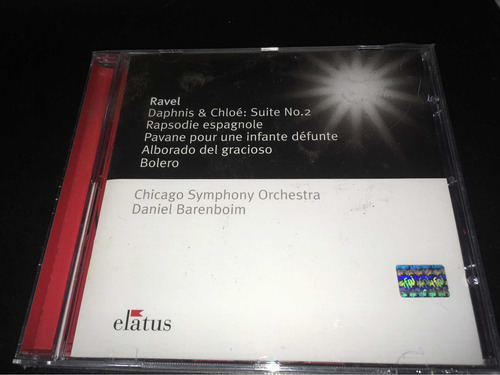 Bolero Ravel Symphony Orchestra D. Barenboim Cd Nuevo