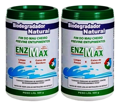 Enzmax Limpa Fossa E Caixa De Gordura Natural Enzimas 1kg