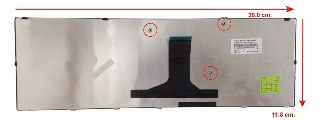 Segunda imagen para búsqueda de teclado toshiba satellite c45