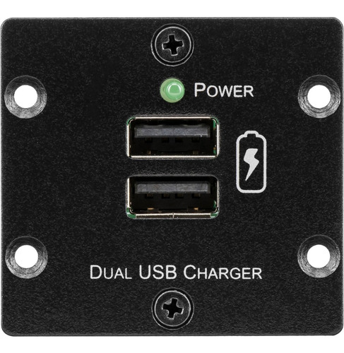 Módulo Inserción Cargador Doble Usb Kramer W-2uc-b