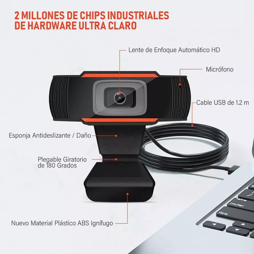 Cámara Web Hd 1080p Para Obs Xbox Xsplit Skype Facebook