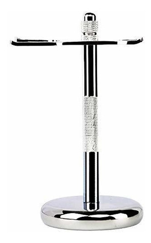 Soporte Para Accesorio De Shaving Razor And Brush Stand Chro