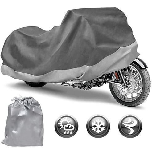 Motor Trend Funda Impermeable Para Motocicleta Para Exterio.