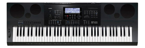 Teclado musical Casio WK-7600 76 teclas negro