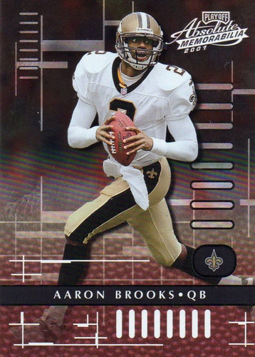 2001 Absolute Memorabilia Aaron Brooks New Orleans Saints Qb