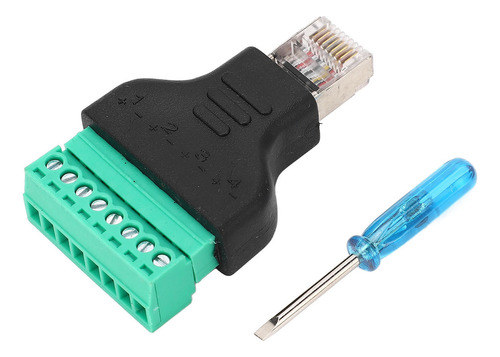 Conector Adaptador Rj45, 3 Piezas, Terminal De Tornillo, Ros