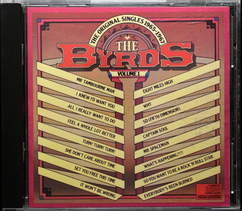 Cd The Byrds - The Original Singles 1965-1967 Volumen 1