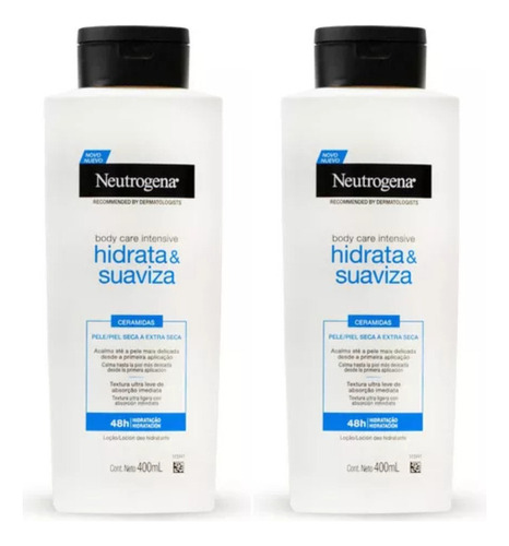 Neutrogena Hidrata E Suaviza 400ml Unid C/2 Kit