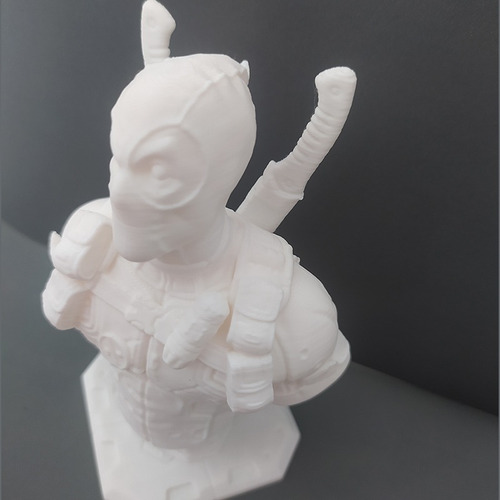 Imagen 6 de 6 de Figura Busto Deadpool Archivo Stl Para Impresion 3d