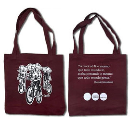 Imagem 1 de 1 de Ecobag Vinil - Martins Fontes - Elefantes De Bicicleta - Vin