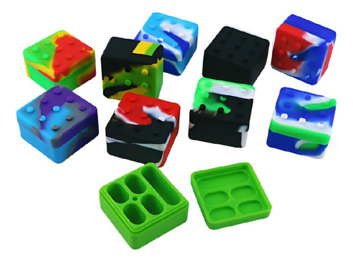 Slick Container Lego 5 Divisórias 25ml De Silicone - Unidade