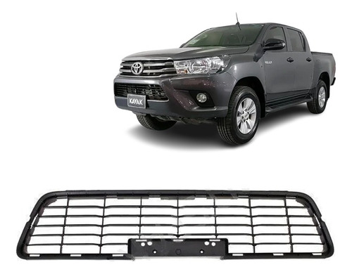 Rejilla Parachoque Para Toyota Hilux 2016 Al 2019 Revo