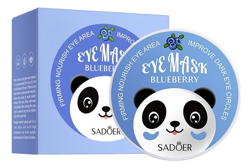 Parches Hidrogel Para Ojos Sadoer Elimina Ojeras Blueberry