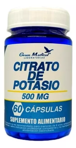 Citrato de Potasio 60 Cáps