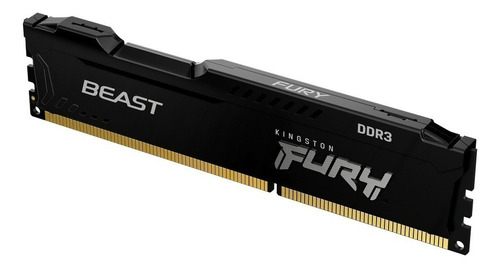 Memoria Ram Kingston 8gb 1600mhz Fury Black Kf316c10bb/8