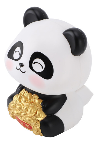 Estatua Con Diseño De Panda Alimentada Por Energía Solar Par
