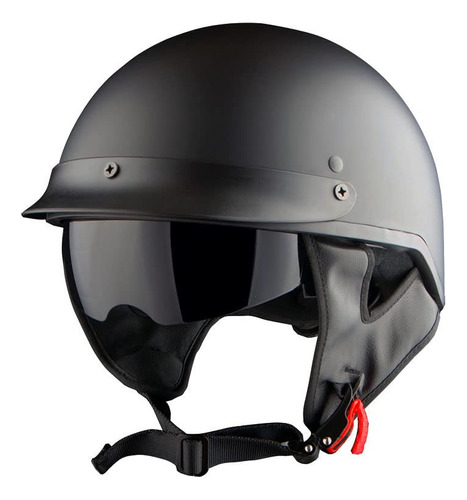 1storm Casco De Media Cara Para Motocicleta, Ciclomotor, Pil