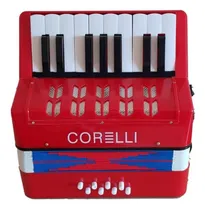 Comprar Acordeón Corelli Para Niños A Piano 17 Teclas 8 Bajos
