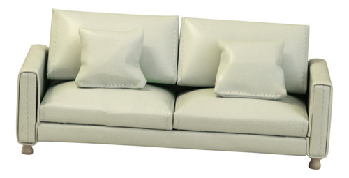 Sofá Para Casa De Muñecas 1:12, Sofá Doble Verde