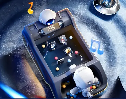 Juego Tiro Al Blanco Automático + Pelotas Diseño Space
