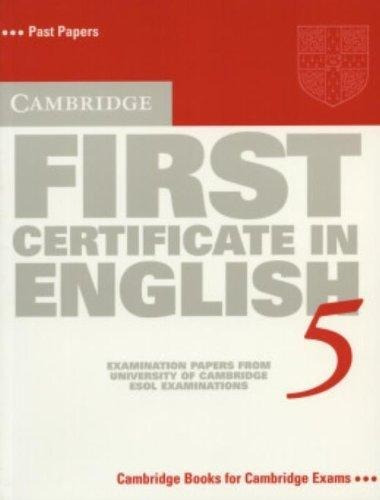 Cambridge First Certificate In English 5 S/ Answers [usado]