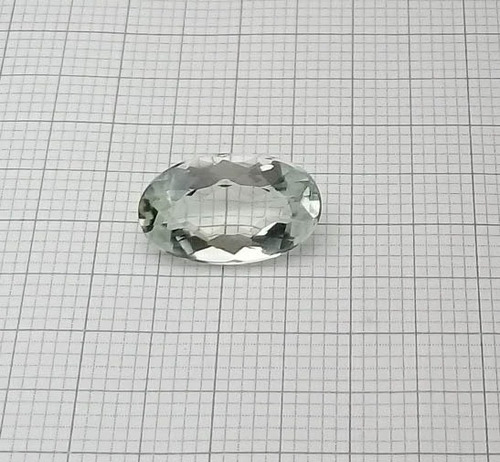 Heliodoro 3.940 Cts Oval Pedras Natura 14x8 Mm Praziolita A