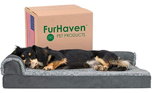 Cama Para Mascotas Furhaven Para Perros Y Gatos: Piel Sintét