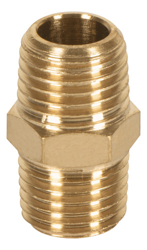 Niple Latón Tipo Ff Cuerda 1/4 Npt 19024 6 Pz