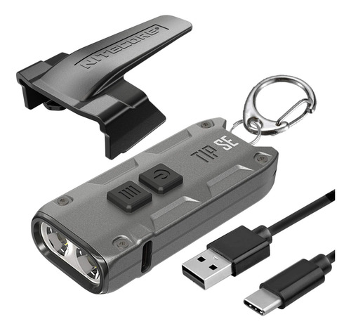 Linterna Llavero Nitecore Tip Se, Gris 700lm Usb-c Recargabl
