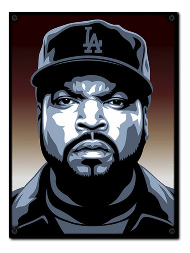 #1367 - Cuadro Decorativo - Ice Cube Rap Hip Hop Poster 