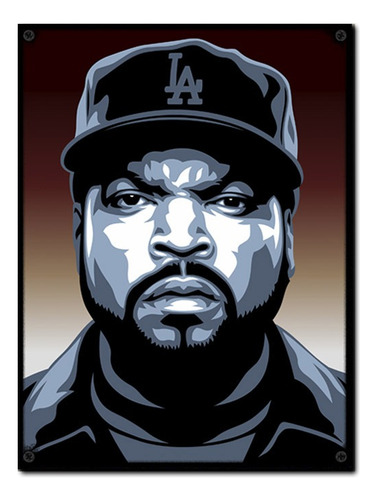 #1367 - Cuadro Decorativo - Ice Cube Rap Hip Hop Poster 