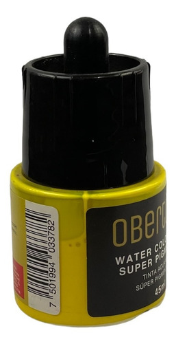 Imagen 3 de 3 de Acuarela Obertone Lemon Yellow 018 Liquida De 45 Ml.