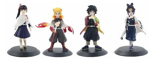 Set 8 Figuras Demon Slayer Nezuko Tanjiro Inosuke Shinobu