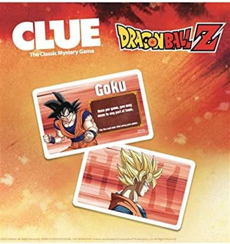 Pista Dragon Ball Z | Juego De Mesa Coleccionable Clue Con E