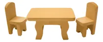Comprar Juego Comedor Mini Casita Muñecas Fibrofacil Mdf
