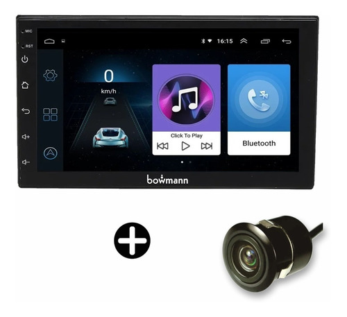 Combo Autoradio Android 7 Gps-wifi + Cámara Reversa Dd6000  