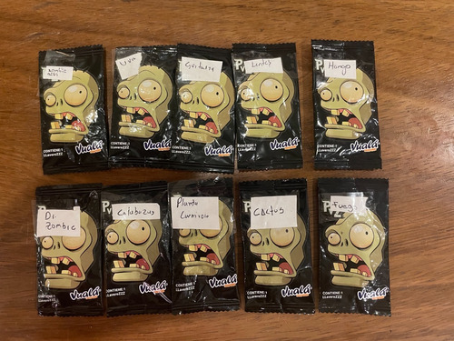 Colección Llaverozzz Plants Vs Zombies Vuala 2022 Llaveros