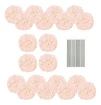 Comprar Hortensias De Flores Artificiales Decorativas, Rosa