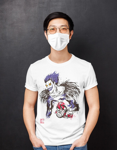 Camisetas Anime Clasico Death Note Riuk Shinigami 1