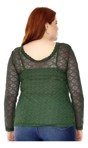 Blusas ilusion online de encaje