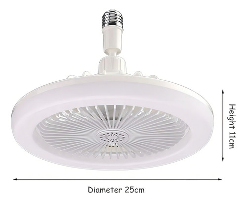 Ventilador De Techo Con Led 30w 110/220w Y Control
