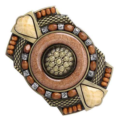 Hebilla De Vaquero Indio Boho Occidental Para Hombre, Nativo