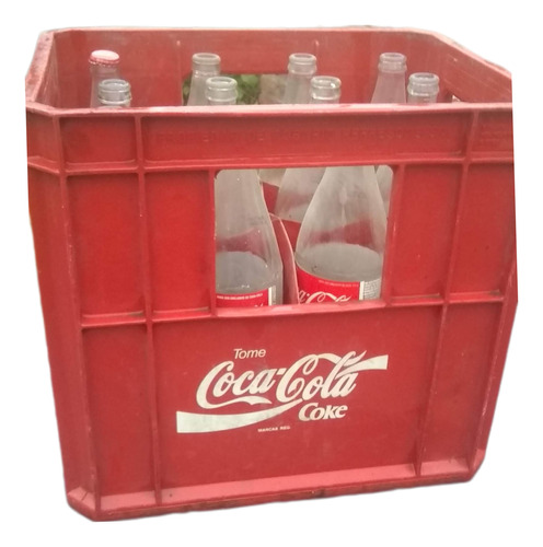 Cajón De Coca Cola Con Envases De 1lt Vidrio Retornable
