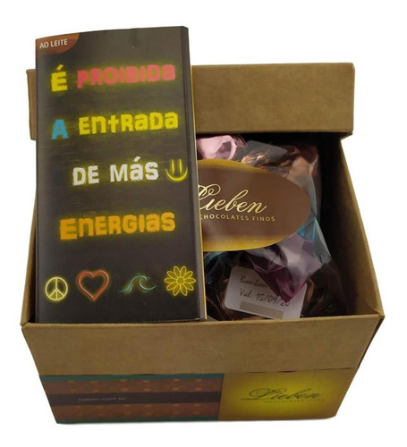 Mini Kit Chocolates Sortidos Presente Criativo Boas Energias