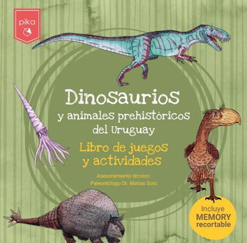 Libro Actividades Dinosaurios Animales Prehistóricos Uruguay