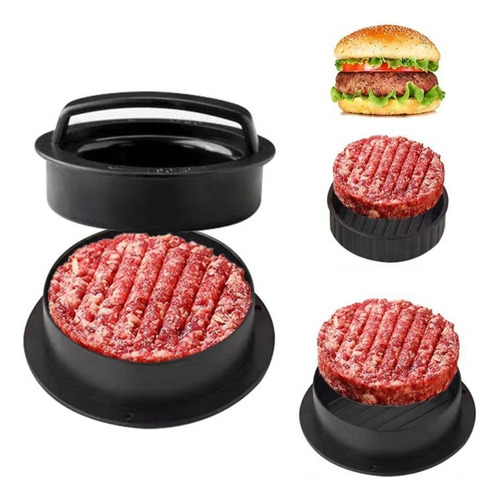 Set Moldes Para Hamburguesas Caseras Mini Burgers Y Rellenas