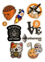 Comprar Calcos Stickers Bitcoin Ethereum Criptomonedas