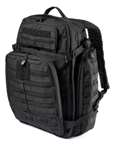 Mochila Tactica Militar 5.11 Rush72 Multi Camo 55 Litros Bac Color Negro Diseño De La Tela Nylon