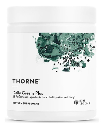 Suplemento Greens Diarios Plus Thorne 204 G